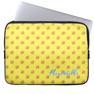 Happy Smiling Faces Laptop Sleeve