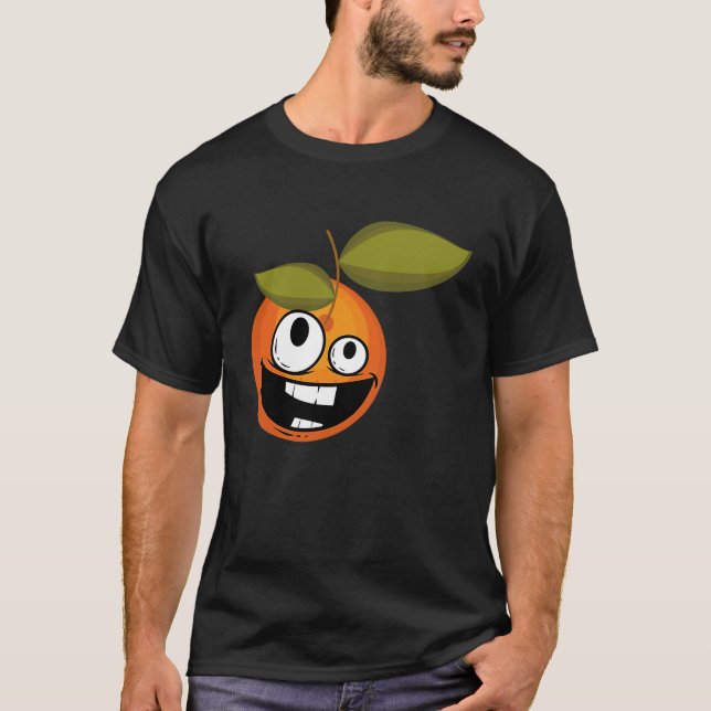 Happy smiling orange T-Shirt (Front)