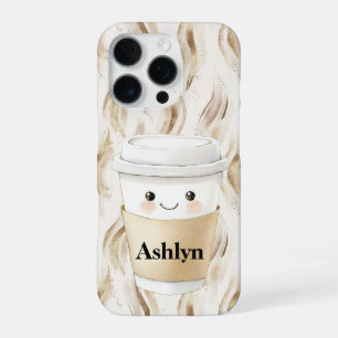 Happy Smiling Paper Cup iPhone 16 Pro Case