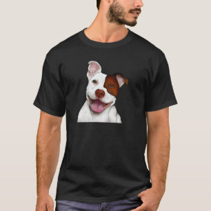 Happy Smiling Pitbull T-Shirt