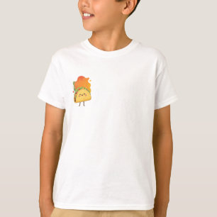 Happy Smiling Taco Character Illustration T-Shirt