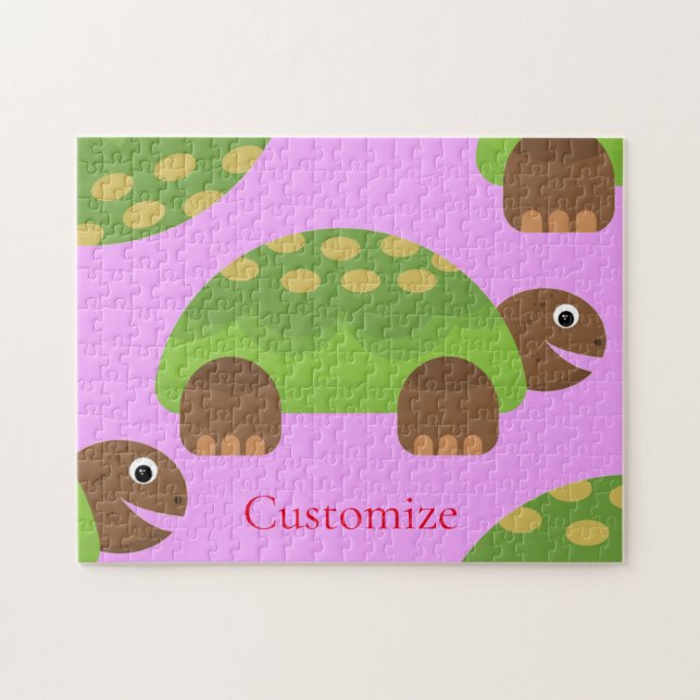 Happy Smiling Turtle Thunder_Cove Jigsaw Puzzle (Horizontal)
