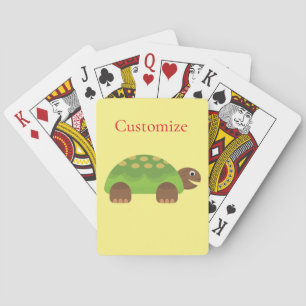 Happy Smiling Turtle Thunder_Cove Playing Cards