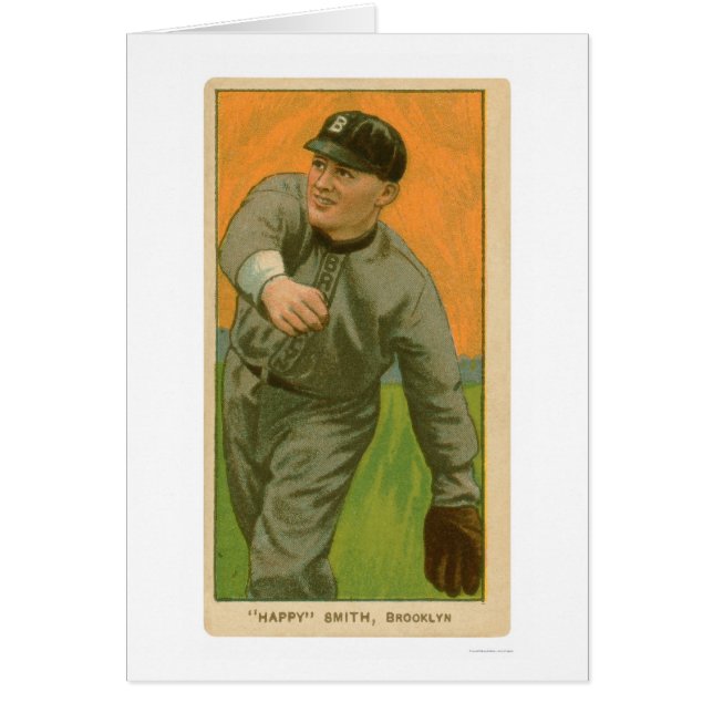 Happy Smith Baseball Card 1911 (Front)