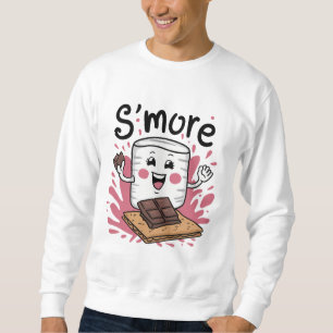 Happy S'more Connoisseur with Chocolate Sweatshirt