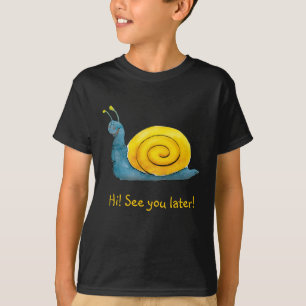Happy snail Adorable Animal T-Shirt
