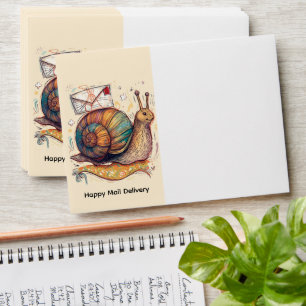 Happy Snail Mail Envelope