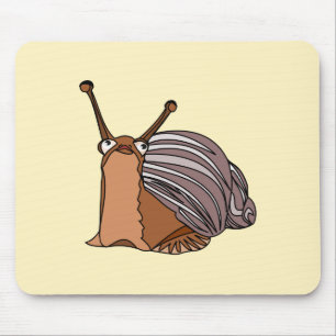 Happy Snail Mouse Mat