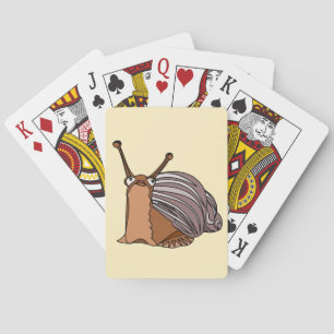 Happy Snail Playing Cards