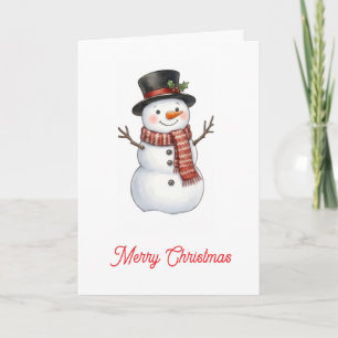 Happy Snowman Card