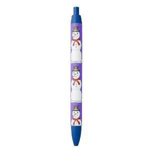 Happy Snowman Christmas Pen