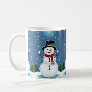 Happy Snowman Coffee Mug