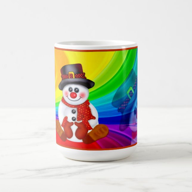 Happy Snowman Coffee Mug (Center)