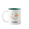 Happy Snowman Face Personalized Name Holiday