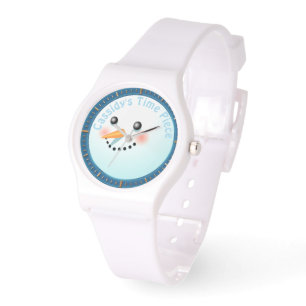 Happy Snowman Face Watch