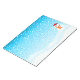 Happy Snowman Notepad