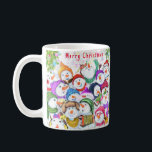 Happy Snowmans Christmas Coffee Mug<br><div class="desc">Coffee Mugs with Happy Snowmans Merry Christmas Party Funny Drawing Cartoon Snowman Celebration - or Choose / Add Your Unique Text / Font / Colour - Make Your Special Mugs Gift - Resize and move or remove and add elements / image with Customisation tool ! - Drawing and Design by...</div>