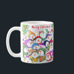 Happy Snowmans Christmas Coffee Mug<br><div class="desc">Coffee Mugs with Happy Snowmans Merry Christmas Party Funny Drawing Cartoon Snowman Celebration - or Choose / Add Your Unique Text / Font / Colour - Make Your Special Mugs Gift - Resize and move or remove and add elements / image with Customisation tool ! - Drawing and Design by...</div>