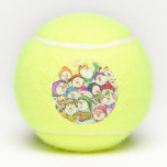 Happy Snowmans Merry Christmas Party Funny Drawing Tennis Balls<br><div class="desc">Happy Snowmans Merry Christmas Party Funny Drawing Cartoon Snowman Celebration - Choose / Add Your Unique Text / Font / Colour - Make Your Special Gift - Resize and move or remove and add elements / image with customisation tool ! - Drawing and Design by MIGNED. You can also transfer...</div>