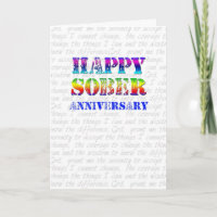 Happy Sober Anniversary