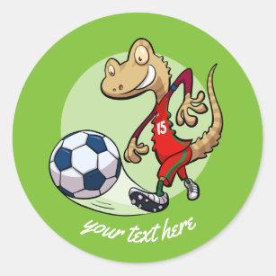 Cartoon Football Stickers Labels Zazzle Uk