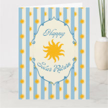 Happy Solar Return Sunburst Card