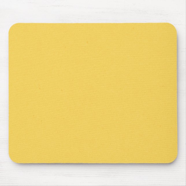 HAPPY SOLID YELLOW BACKGROUNDS WALLPAPERS TEMPLATE MOUSE MAT (Front)