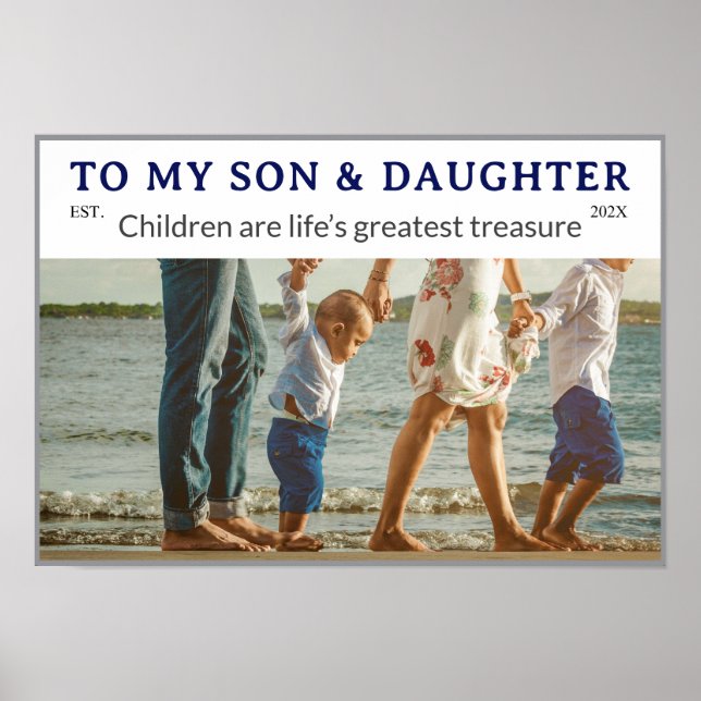 Happy Son’s & Daughter’s Day – Fun Wall Poster (Front)