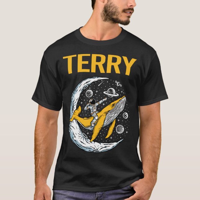 Happy Space - Terry Name T-Shirt (Front)