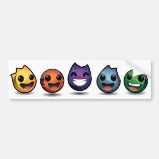 Happy Sphereheads Group Bumper Sticker