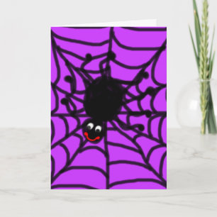 Happy Spider Greeting Card