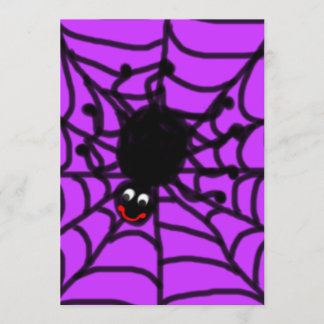 Happy Spider Invitation