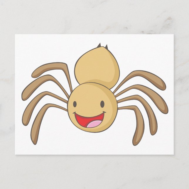 Happy Spider Postcard (Front)