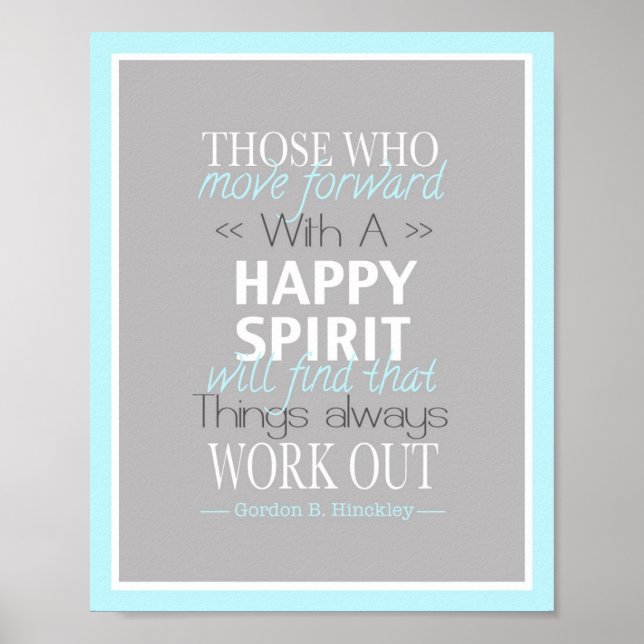 Happy Spirit Poster (Front)