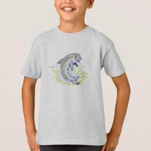 happy splashing baby dolphin T-Shirt