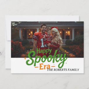 Happy Spooky era card, Photo halloween card