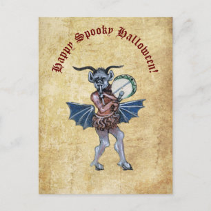 Happy Spooky Halloween Postcard