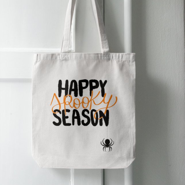 Happy Spooky Season Halloween Tote Bag (happy spooky season halloween tote)