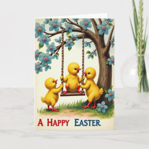 Happy Spring Birdies Card