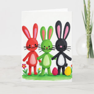 Happy Spring Bunnies Card