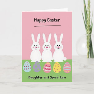 Happy Spring Bunny Eggs Card
