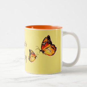 Happy Spring Butterflies Coffee Mug