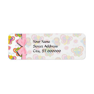 happy spring butterflies pattern