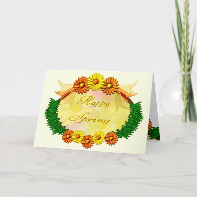 Happy Spring Card (Front)