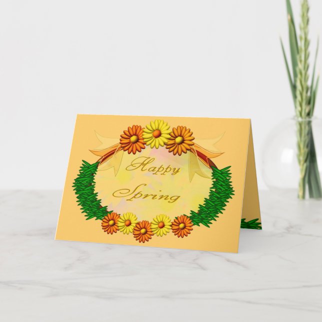 Happy Spring Card (Front)