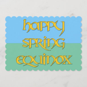 Happy Spring Equinox Invitation to a Pagan Event