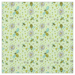 happy spring fabric