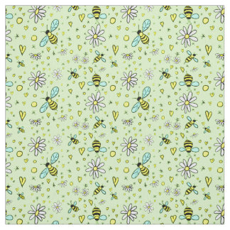 happy spring fabric