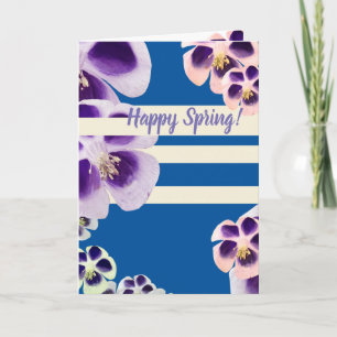 Happy spring Floral Greeting Card