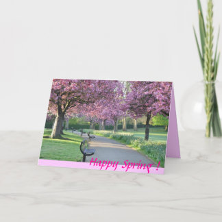 Happy Spring ! Greeting Card